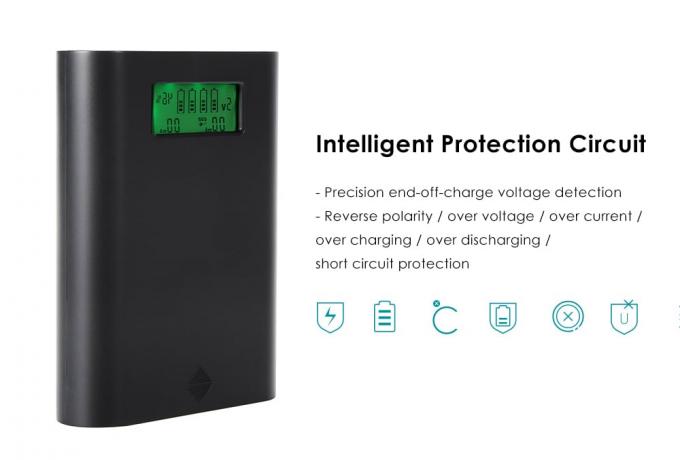 Дисплей LCD случая банка силы заряжателя батареи Li-иона Soshine E3S 18650