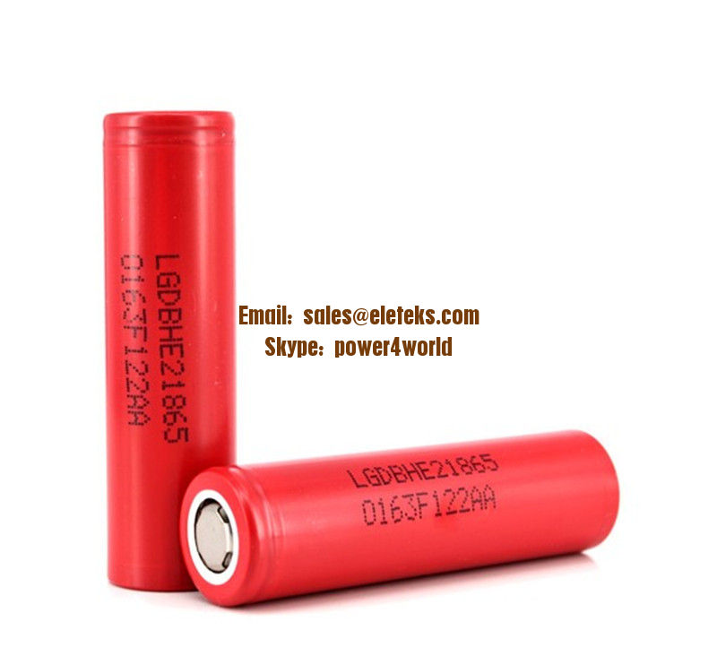 Original 18650HE2 2500mah 3.7V li-ion 18650 rechargeable battery, 30Amp high discharge battery for ecig mods