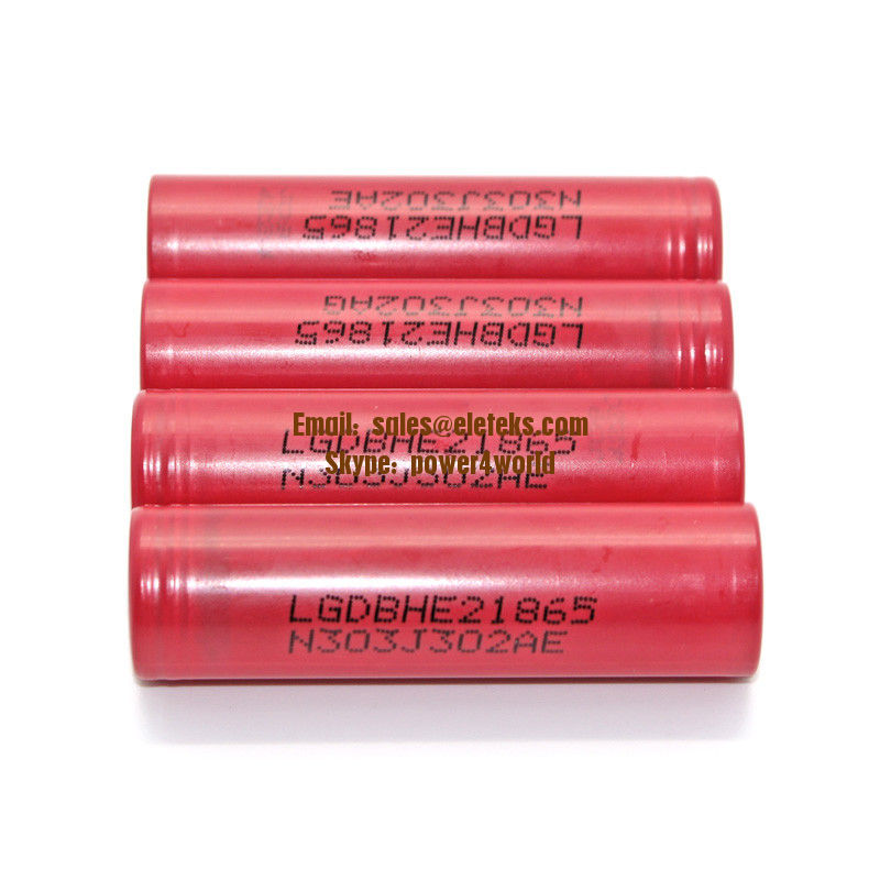 Original 18650HE2 2500mah 3.7V li-ion 18650 rechargeable battery, 30Amp high discharge battery for ecig mods