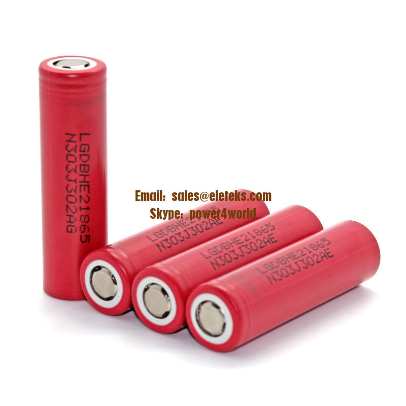 Original 18650HE2 2500mah 3.7V li-ion 18650 rechargeable battery, 30Amp high discharge battery for ecig mods