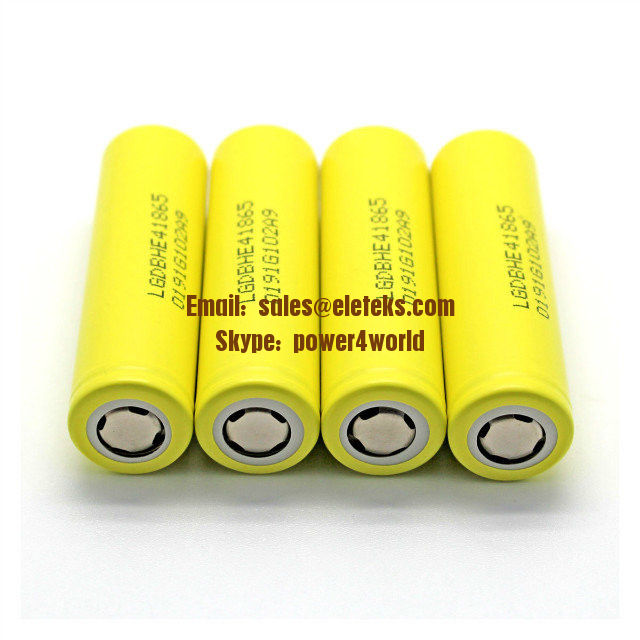  HE4 18650 2500mAh rechargeable lithium-ion high drain battery  HE4 2500mAh battery for e-cig mechanical mods