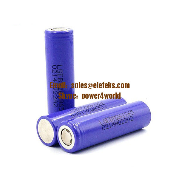 LG INR18650-M26 10A 2600mah 3.7V M26 18650 rechargeable lithium ion battery cell for e-bike