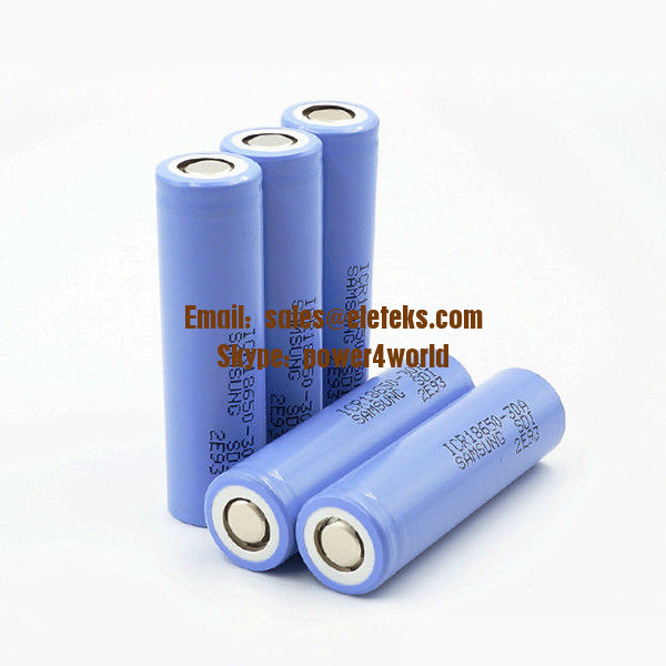 Samsung ICR18650-30A 18650 3000mAh 3.7V li-ion smart rechargeable battery 3.7V authentic cell