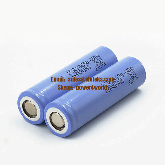 Samsung ICR18650-30A 18650 3000mAh 3.7V li-ion smart rechargeable battery 3.7V authentic cell