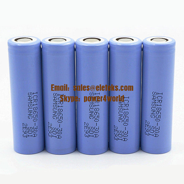Samsung ICR18650-30A 18650 3000mAh 3.7V li-ion smart rechargeable battery 3.7V authentic cell