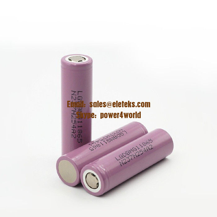 New and original 3.7V 18650 battery,  MG1 18650 power bank 2900mah 10amp spec for vaping