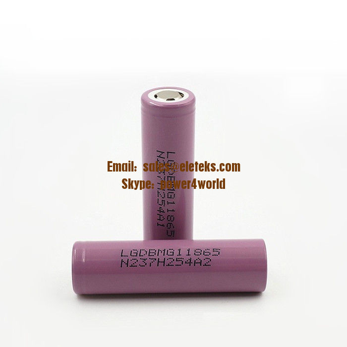 New and original 3.7V 18650 battery,  MG1 18650 power bank 2900mah 10amp spec for vaping