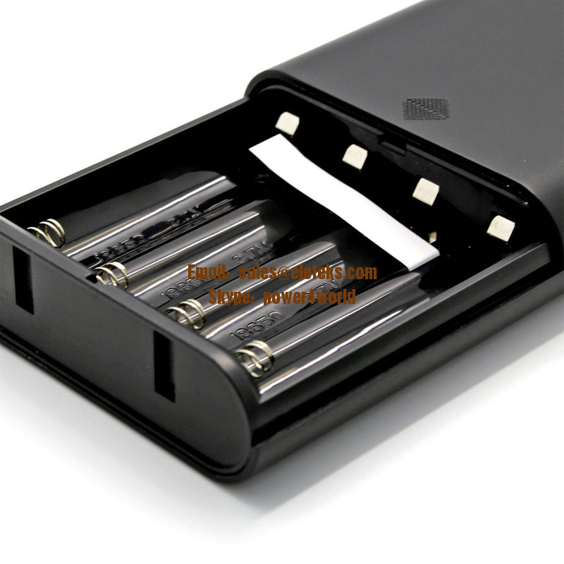Soshine E3S LCD power external battery 4 slots 18650 battery charger DIY power bank box